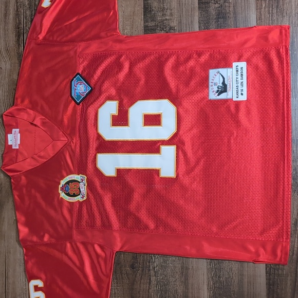Vintagr Mitchell & Ness Throwback Kanas City Chiefs Len Dawson Jersey Size 50